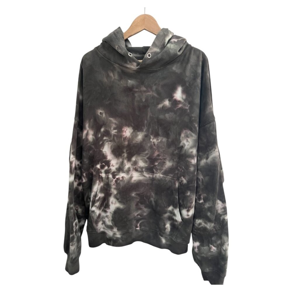 Kuwallatee Men's Hoodie L Tie-Dye Relaxed Fit Pre-Owned